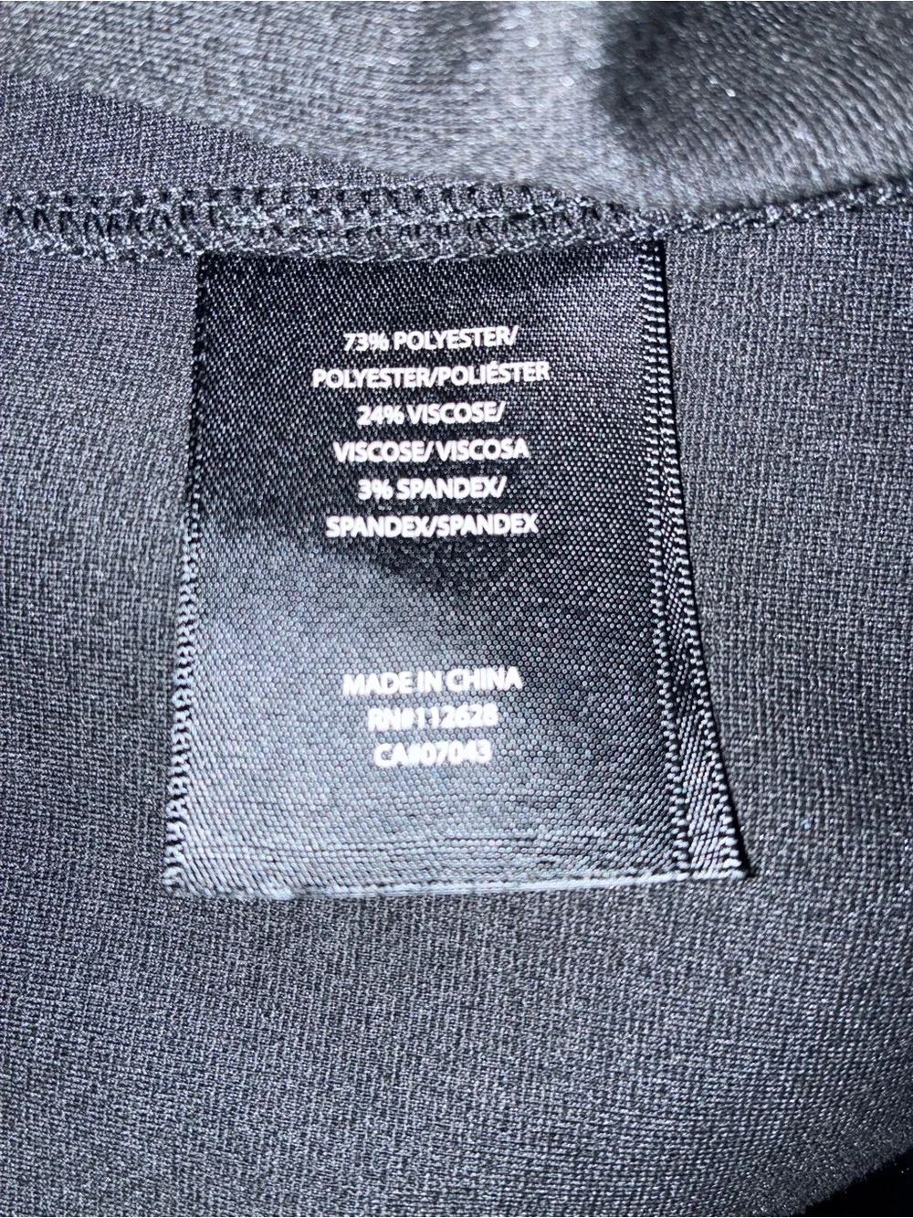Tahari Black Open-Front Blazer Sz M